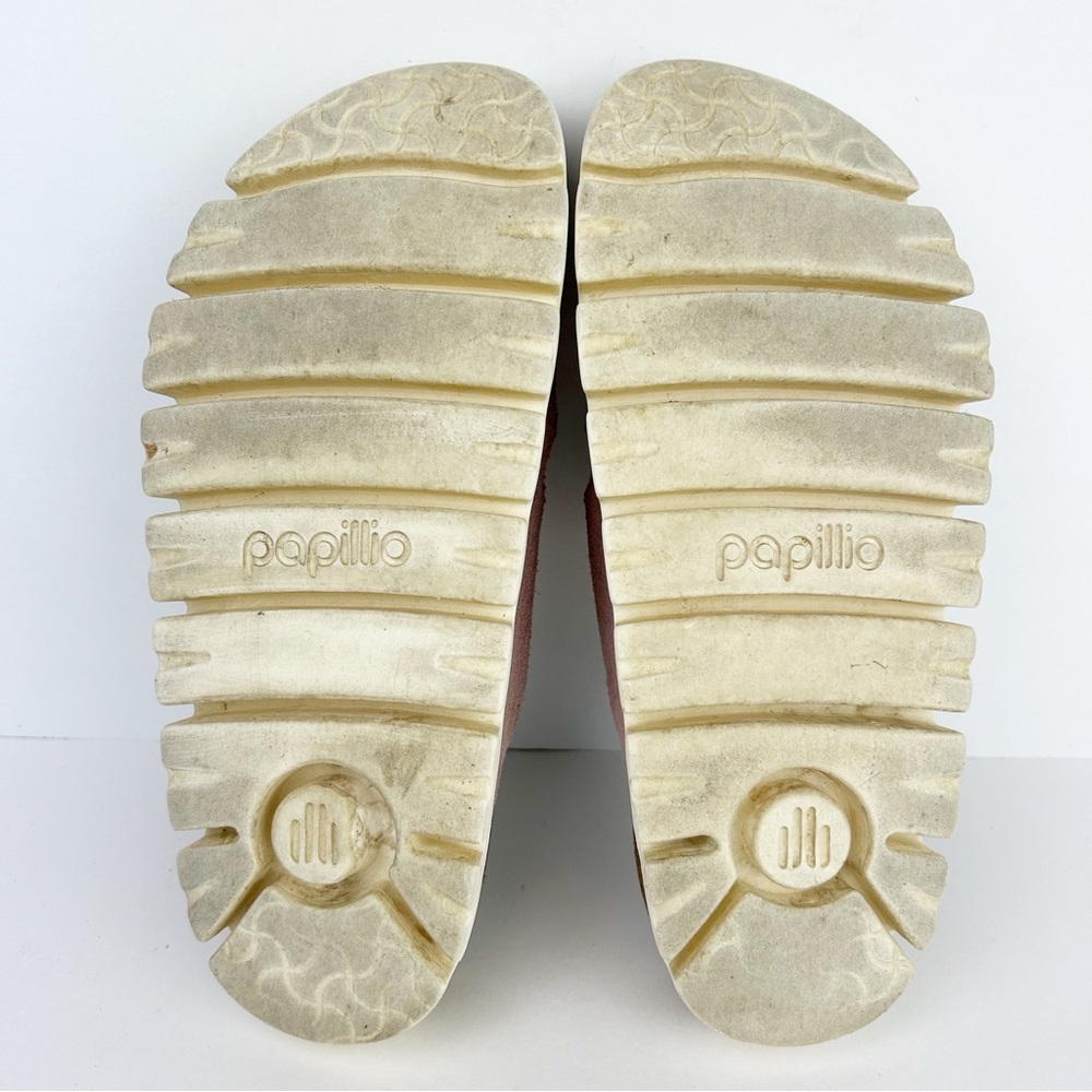 Birkenstock Papillio Arizona Platform Suede Leather Sandal EU 39 US 8 - Picture 13 of 14